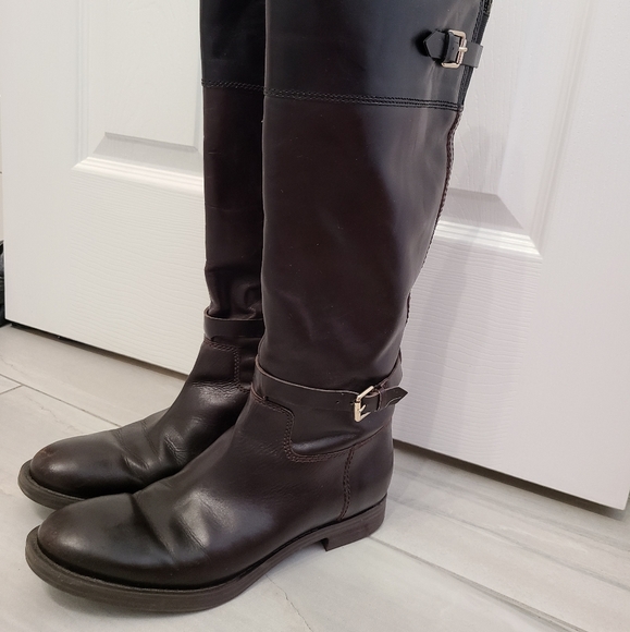 Enzo Angiolini Shoes - 🍉 Enzo Angiolini Brown Leather Eaeero Boots 7.5